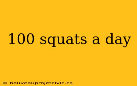 100 squats a day