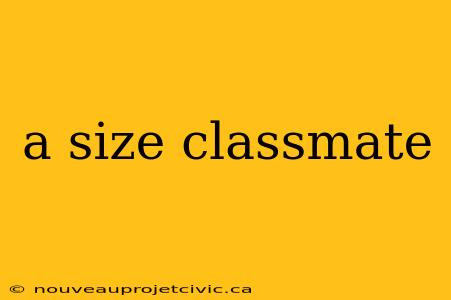 a size classmate