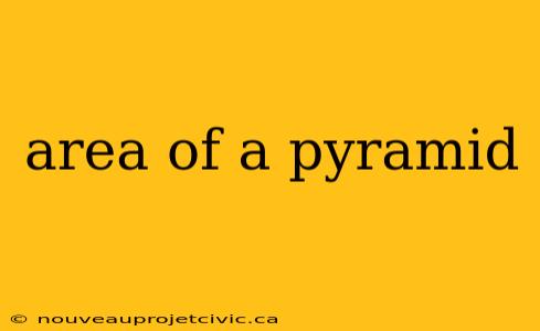 area of a pyramid