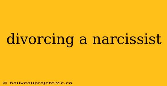 divorcing a narcissist