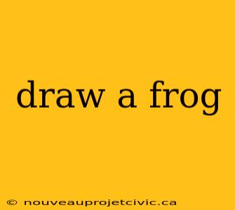 draw a frog