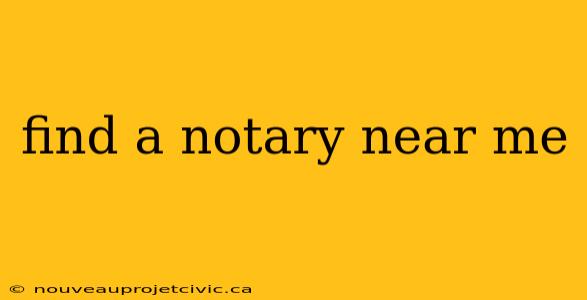 find a notary near me