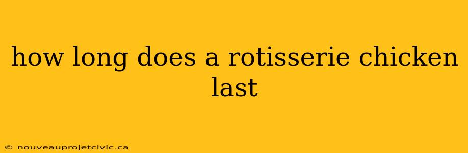 how long does a rotisserie chicken last