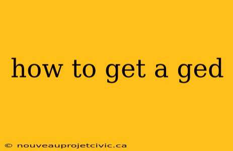 how to get a ged