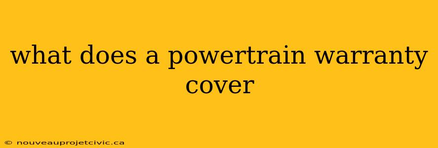 what does a powertrain warranty cover