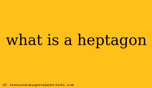 what is a heptagon