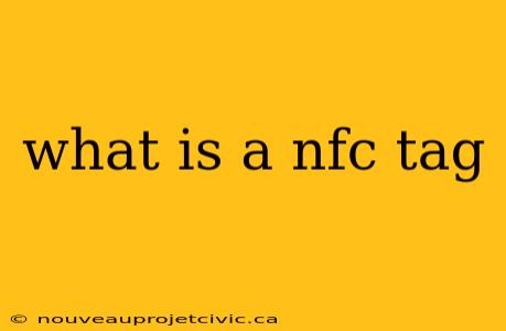 what is a nfc tag