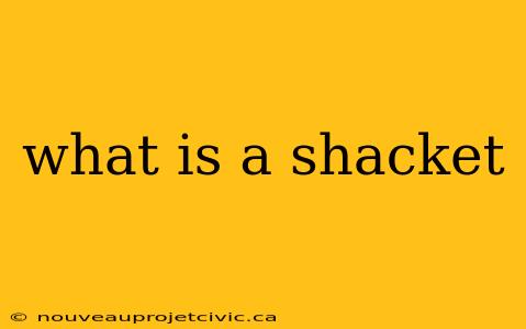 what is a shacket