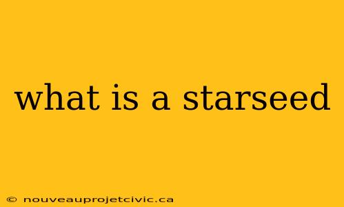 what is a starseed