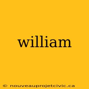 william